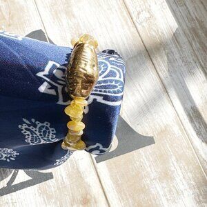 Alquimia Gold and Yellow Bracelet